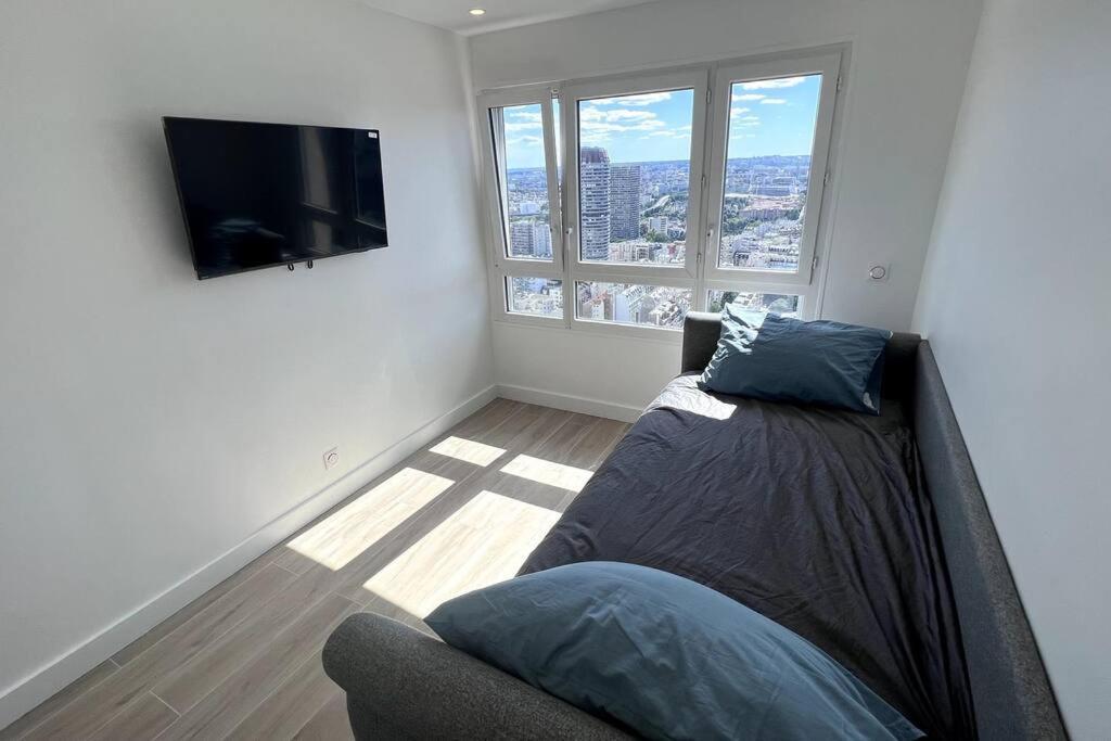 Nice Apartment With Amazing View Of Paris + Parking Exterior foto
